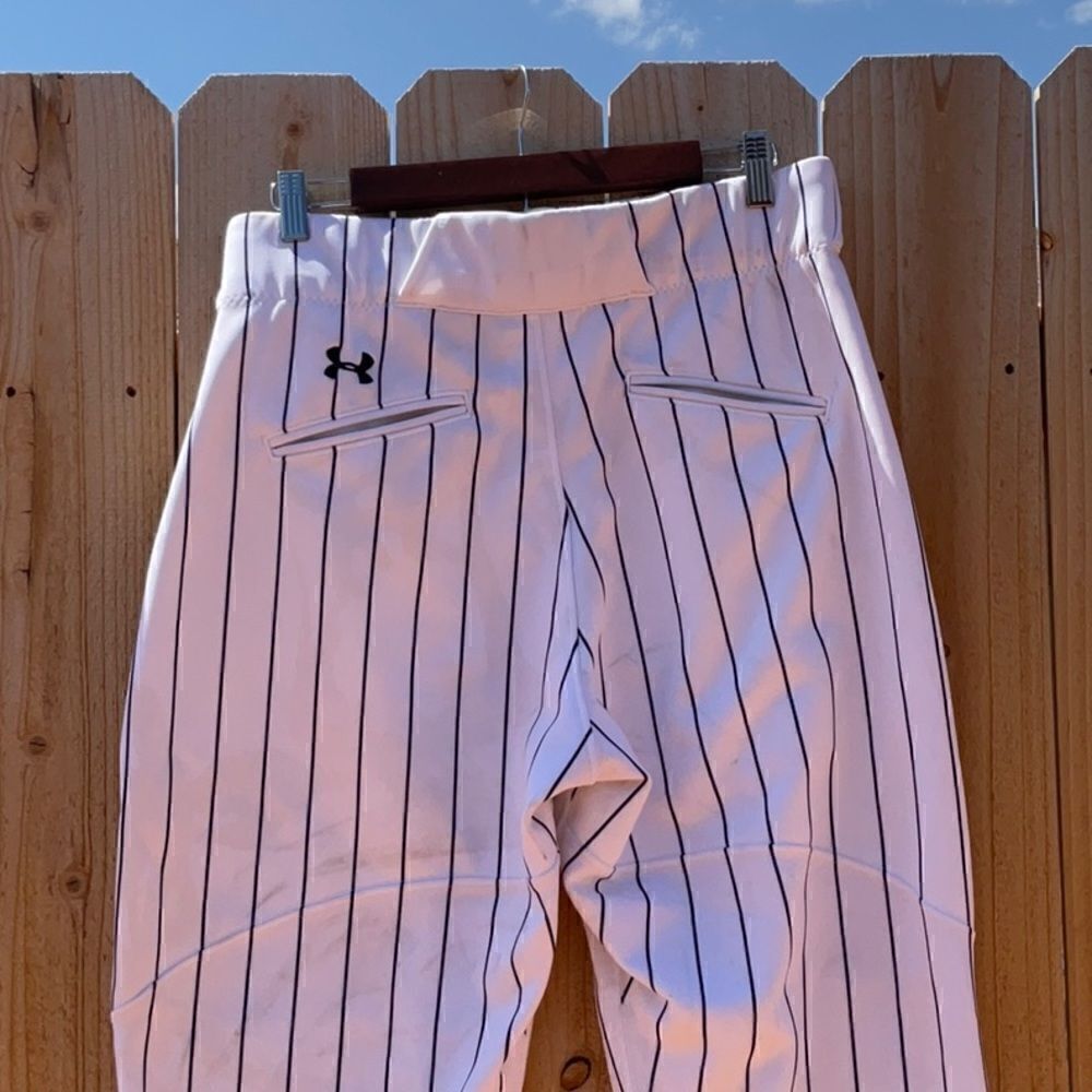 Take 50% OFF- Under Armor Authentic Striped Baseball Men, Size-36 - Picture 6 of 9